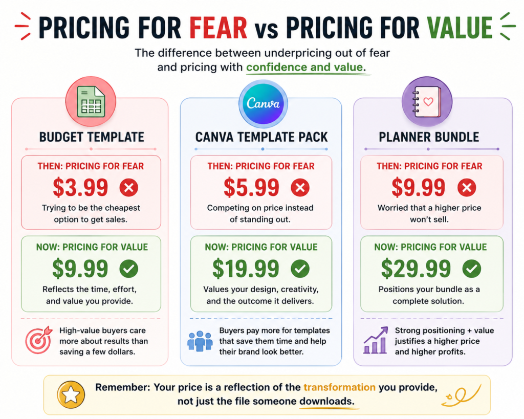 pricing for value vs pricing for fear