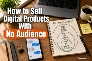 how to sell digital products with no audience beginner guide fluxincome