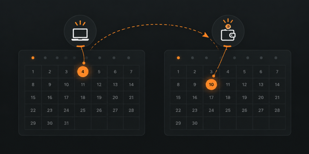 payout timing for multiple side hustle income sources