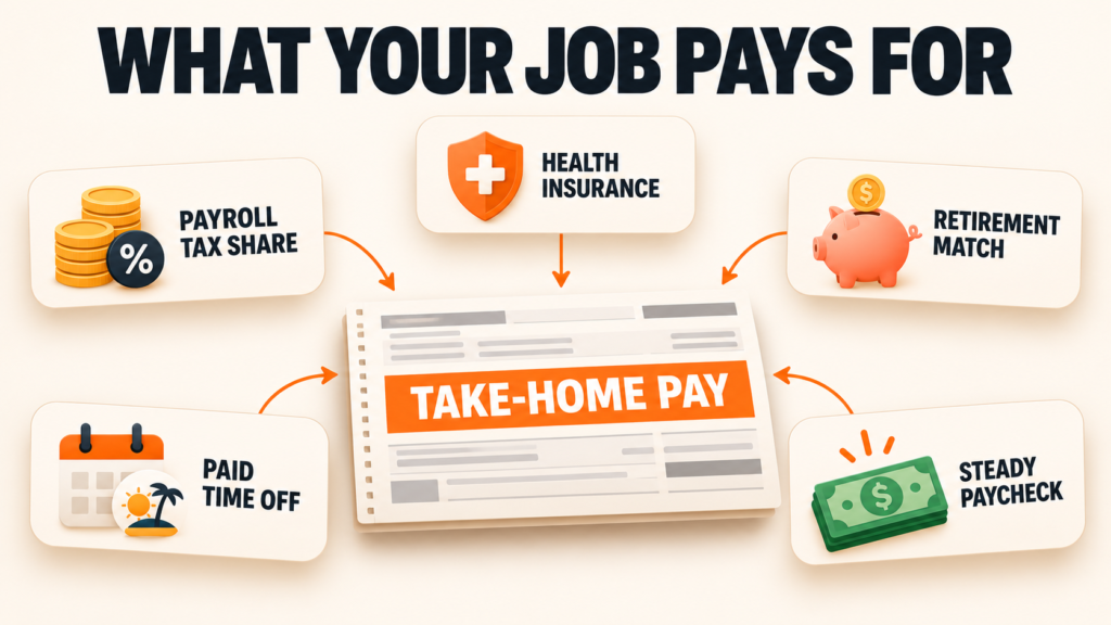 what a salary job pays for beyond take-home pay
